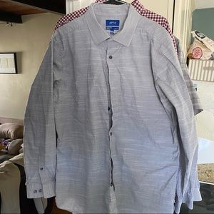 Slim fit premier flex grey dress shirt